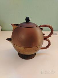 Teiera vintage design sferico metà secolo scorso