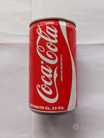 Lattina Coca Cola vintage sigillata vuota