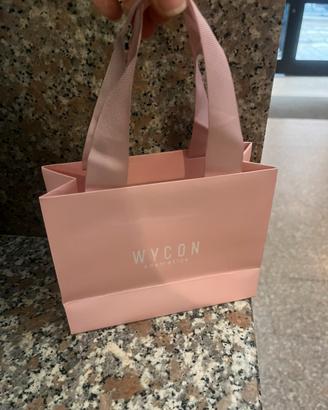 Sacchetto carta shopping bag Wycon cosmetics