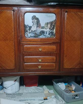 Mobile legno massello anni cinquanta