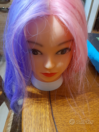 Testa taglio capelli per parrucchieri