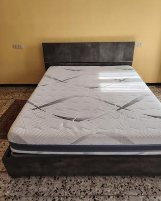 letto matrimoniale  con materasso