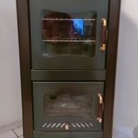 stufa a legna con forno ventilato 