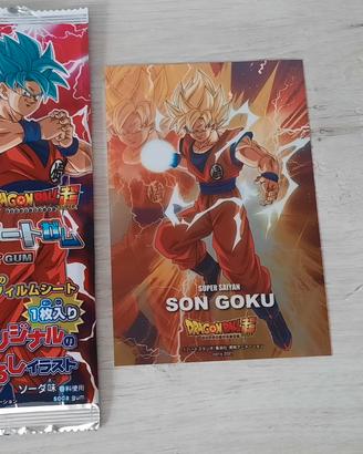 Dragon Ball Super Metallic Sheet Gum