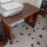 scrivania vintage in legno originale