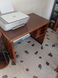 scrivania vintage in legno originale