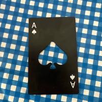cavatappi forma di carta di poker nero