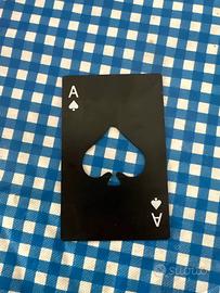 cavatappi forma di carta di poker nero
