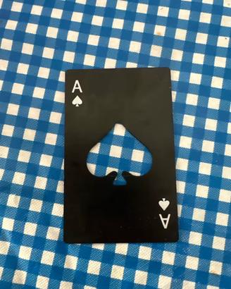 cavatappi forma di carta di poker nero