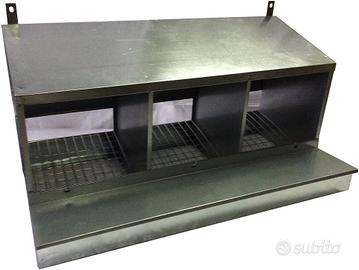 Nido Per  Galline Ovaiole 3 Posti Raccolta Interna