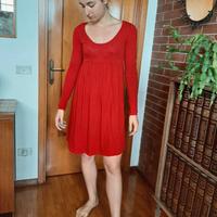 Vestito Zara maniche lunghe cotone anche premaman