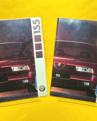 ✅ Alfa Romeo 155 Brochure Catalogo con Cofanetto