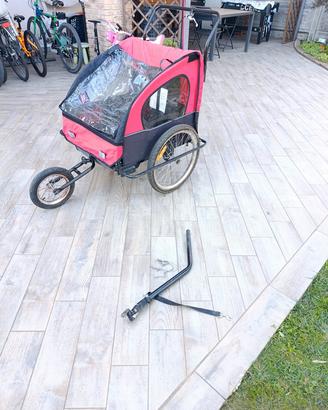 carrellino bimbi per bici