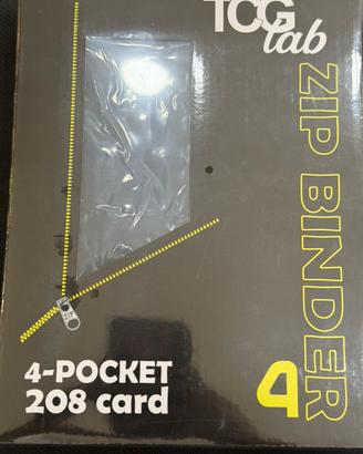 Zip binder 208 cards