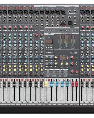 Mixer Audio Professionale a 24 Canali GX424