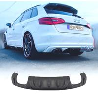 DIFFUSORE AUDI A3 8V 12-16 LOOK RS3