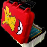 Scatola Pikachu per carte Pokémon con bustina prot