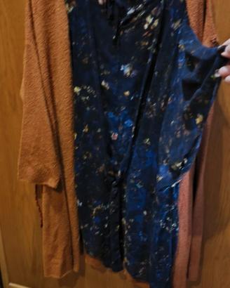 Set 2 pz - Camicia e cardigan taglie forti