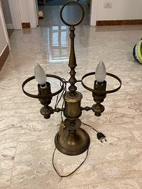 Lampada da tavolo ottone