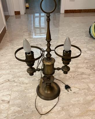 Lampada da tavolo ottone