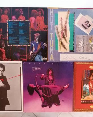 lotto 5 vinili membri Jefferson Airplane/Starship