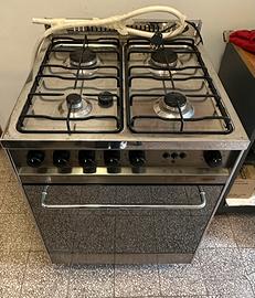 Cucina LOFRA a gas a 4 fuochi in acciaio inox