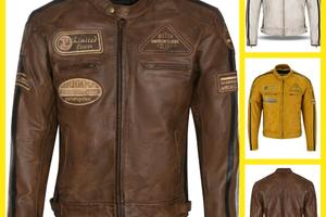 Giubbotto pelle Uomo Vintage Custom Harley Davidso
