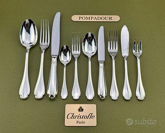 Servizio Posate Christofle Pompadour 127 Pezzi