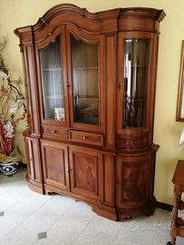 Credenza/vetrina Radica di noce