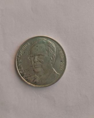 Moneta 1000 dinari 1980 Tito argento Jugoslavia
