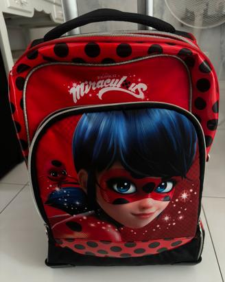 Zaino Trolley Scuola Miraculous