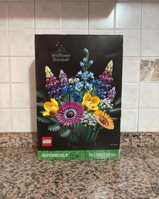 Set Lego Bouquet Fiori selvatici MAI APERTO 
