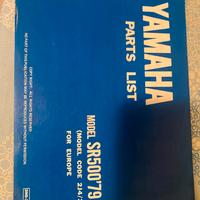 Catalogo Ricambi Parts List Yamaha Sr500