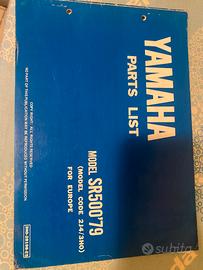 Catalogo Ricambi Parts List Yamaha Sr500