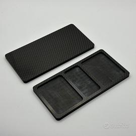Parts Tray RC Carbon 12x6cm Minuteria Modellismo