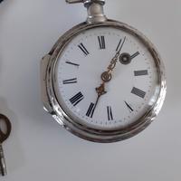 Antico orologio da tasca verge fusee 