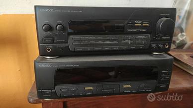 Perla nera Kenwood amplificatore e equalizzatre