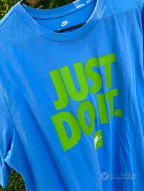 Nike T-shirt Uomo Azzurra “Just Do It”