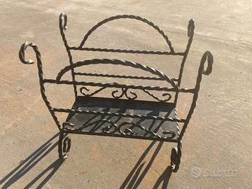 portalegna ferro battuto 