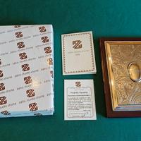 Rubrica telefonica pelle e lamina di Argento 925‰