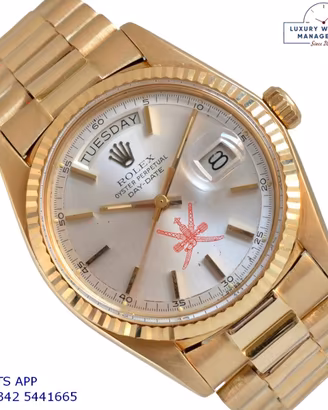 ROLEX  Day-Date 1803 President Sultanate of Oman