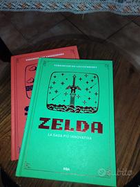 Due libri videogiochi leggendari Zelda super Mario