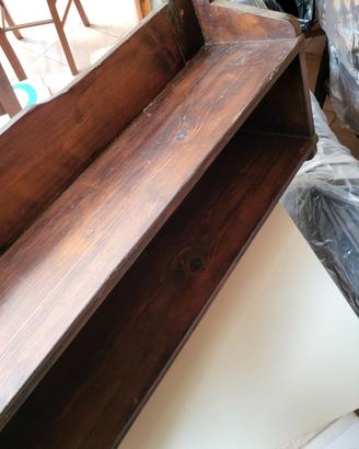 Mensola rustica in legno