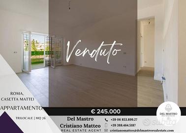Appartamento di 76 m² con 3 locali e box auto a Ro
