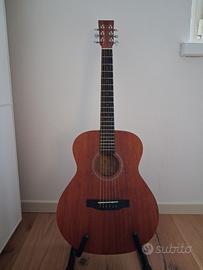 Chitarra acustica mini Sound Satian con custodia