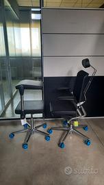 Poltrona ergonomica design con poggiapiedi/leggio