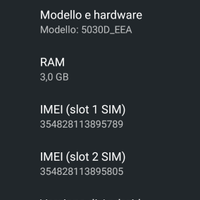 Smartphone alcatel 1S modello 2020