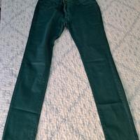 pantaloni verde smeraldo 