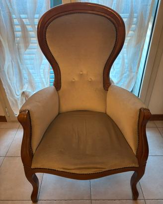 Poltrona Classica Vintage in Legno