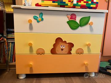 Fasciatoio comod cassettiera Azur